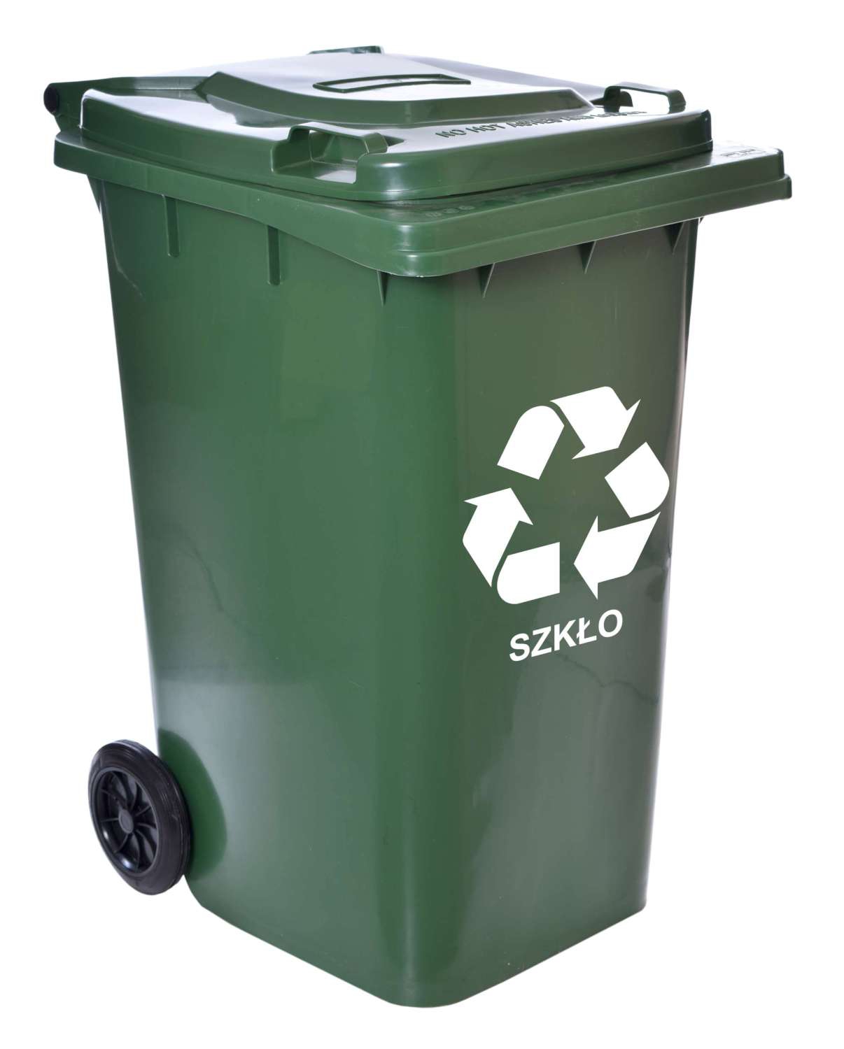 Pojemnik na odpady 240L kosz zielony