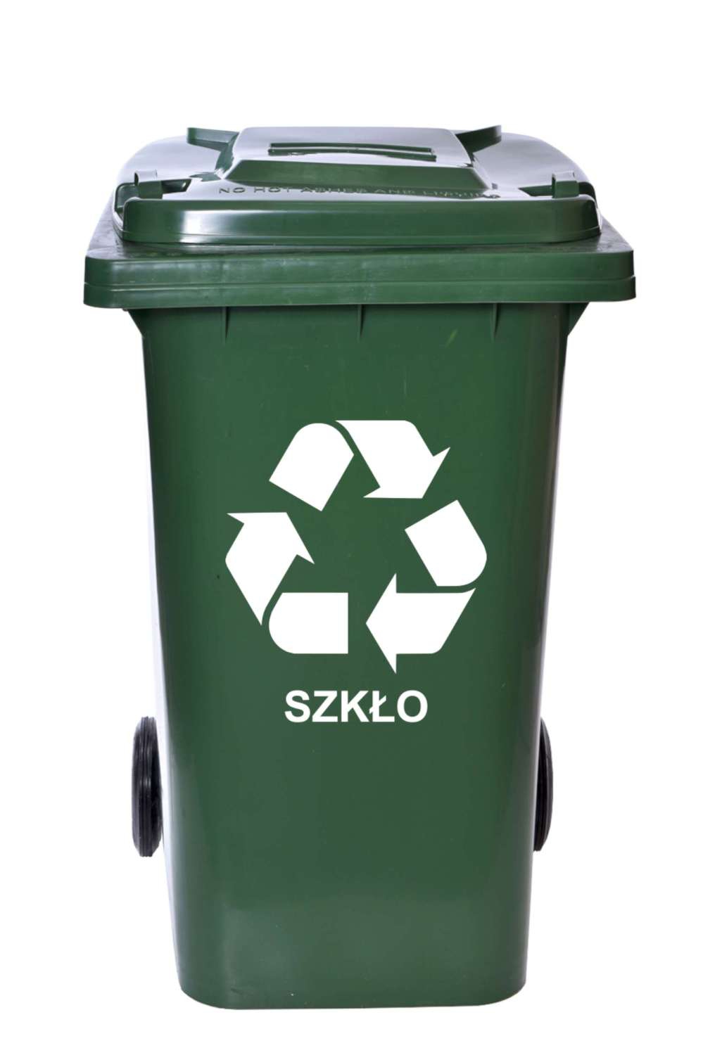 Pojemnik na odpady 240L kosz zielony