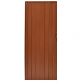 Drzwi harmonijkowe 001P-90-029 mahoń mat 90 cm