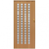 Drzwi harmonijkowe 015-B01-86-8671 buk mat 86 cm