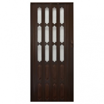 Drzwi harmonijkowe 007-86-7291 orzech mat 86 cm