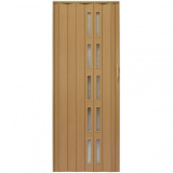 Drzwi harmonijkowe 005S-80-32 olcha mat 80 cm