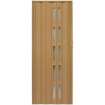 Drzwi harmonijkowe 005S-80-32 olcha mat 80 cm
