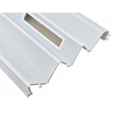 Drzwi harmonijkowe 005S-80-49 biały dąb mat 80 cm