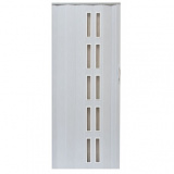 Drzwi harmonijkowe 005S-90-49 biały dąb mat 90 cm