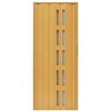 Drzwi harmonijkowe 005S-100-271 jasny dąb mat 100 cm