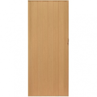 Drzwi harmonijkowe 004-90-02 jasny dąb 90 cm