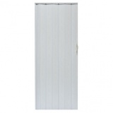 Drzwi harmonijkowe 008P-90-49 biały dąb mat G 90 cm