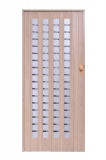 Drzwi harmonijkowe 015-B01-86-50 dąb sonoma mat 86 cm