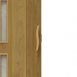Drzwi harmonijkowe 001S-90-46G jasny dąb G 90 cm