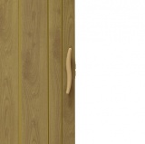 Drzwi harmonijkowe 001P-100-46G jasny dąb mat G 100 cm