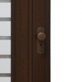 Drzwi harmonijkowe 015-B01-86-7291 orzech mat 86 cm