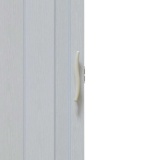 Drzwi harmonijkowe 001P-80-49 biały dąb mat 80 cm