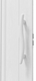Drzwi harmonijkowe 008P-80-49 biały dąb mat G 80 cm