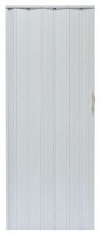 Drzwi harmonijkowe 008P-80-49 biały dąb mat G 80 cm