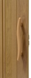 Drzwi harmonijkowe 008P-80-46G jasny dąb mat G 80 cm
