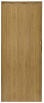 Drzwi harmonijkowe 008P-80-46G jasny dąb mat G 80 cm