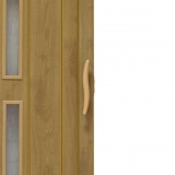 Drzwi harmonijkowe 005S-100-46G jasny dąb mat G 100 cm