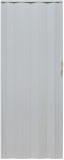 Drzwi harmonijkowe 001P-90-49 biały dąb mat 90 cm