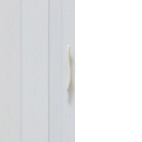 Drzwi harmonijkowe 001P-100-49 biały dąb mat 100 cm