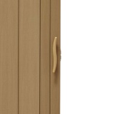Drzwi harmonijkowe 001P-80-32 olcha mat 80 cm