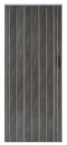 Drzwi harmonijkowe 001P-80-64 dąb grafit mat 80 cm