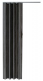 Drzwi harmonijkowe 001P-90-64 dąb grafit mat 90 cm