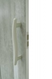 Drzwi harmonijkowe 001P-90-61 beton mat 90 cm