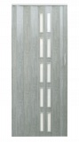 Drzwi harmonijkowe 005S-100-61 beton mat 100 cm
