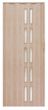 Drzwi harmonijkowe 005S-100-50 dąb sonoma 100 cm